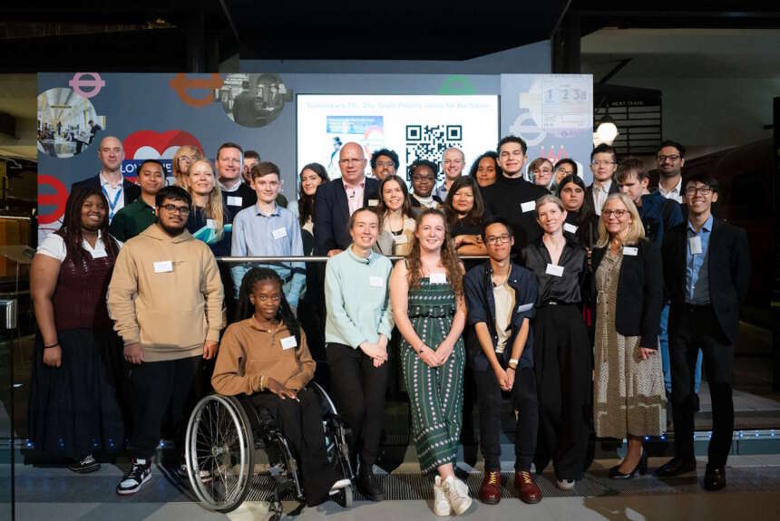 TfL Youth Panel, launch of report 'Tomorrow's TfL: The Youth Panel's vision for the future', London Transport Museum. October 24, 2023
