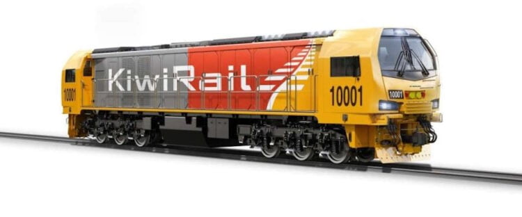 Stadler main line locomotive for KiwiRail. // Credit: Stadler