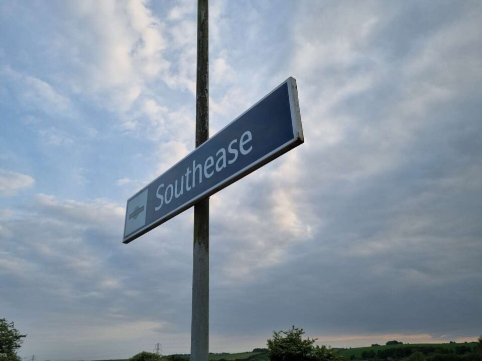 Southease Station sign