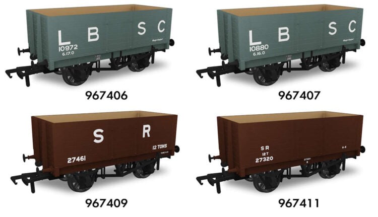 London, Brighton, and South Coast Railway liveried versions. // Credit: Rapido Trains UK