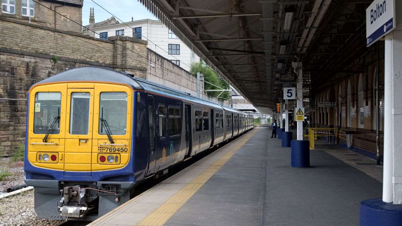 A Northern 769 unit at Bolton - Network Rail
