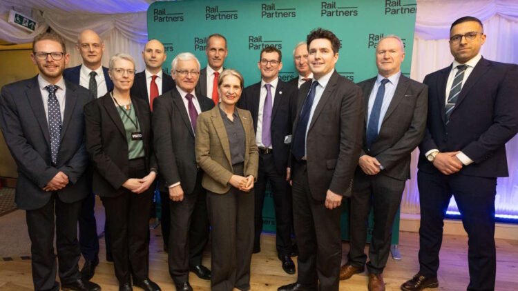 Representatives at the at the House of Commons reception. // Credit: Rail Partners
