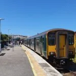Class 150 DMU at Newquay station