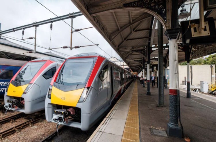 Greater Anglia trains at Norwich station. // Credit: Greater Anglia