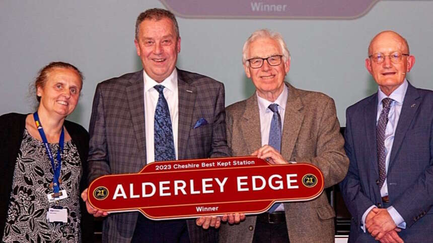 Alderley-Edge - Winner of Cheshire Best Kept Station Award 2023