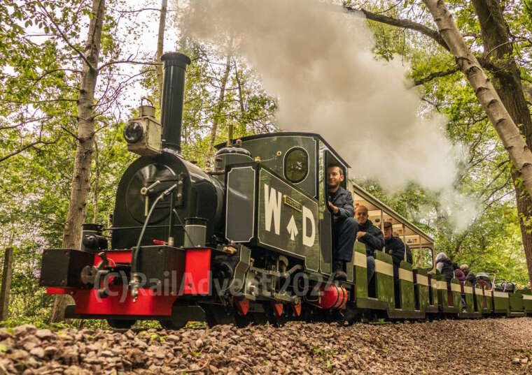 Christopher heads for Woody Bay, Ruislip Lido Railway