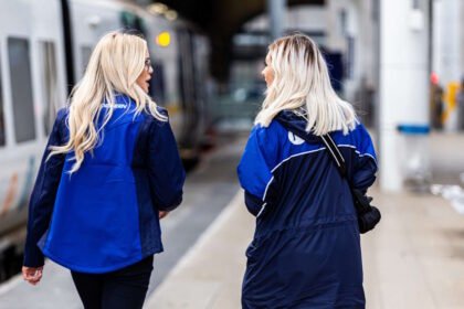 This image shows two female Northern staff members at a station_cropped