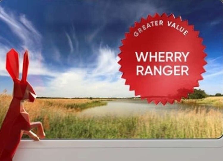 Wherry Lines publicity poster. // Credit: Greater Anglia