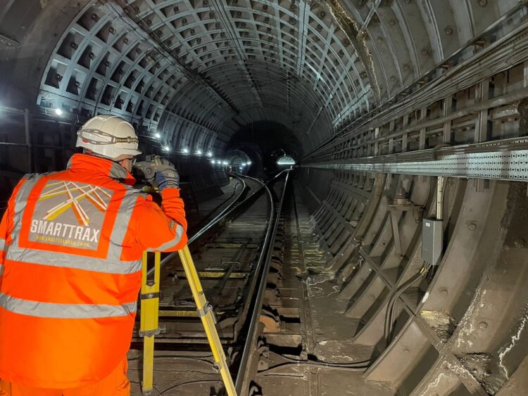 Work being carried out in Tyne & Wear Metro's tunnels