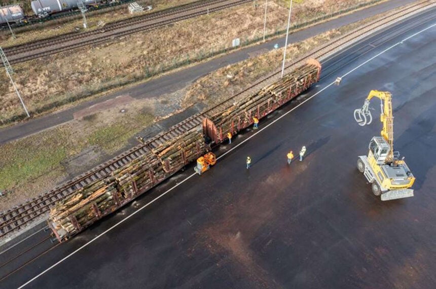First deliveries of wood have now been made to the Leuna biorefinery by rail