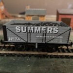 Clean version of OO gauge 4 mm scale Summers seven-plank wagon. // Credit:The 2874 Trust