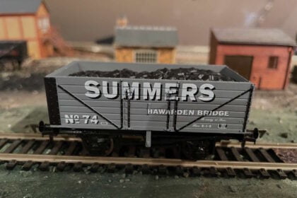 Clean version of OO gauge 4 mm scale Summers seven-plank wagon. // Credit:The 2874 Trust