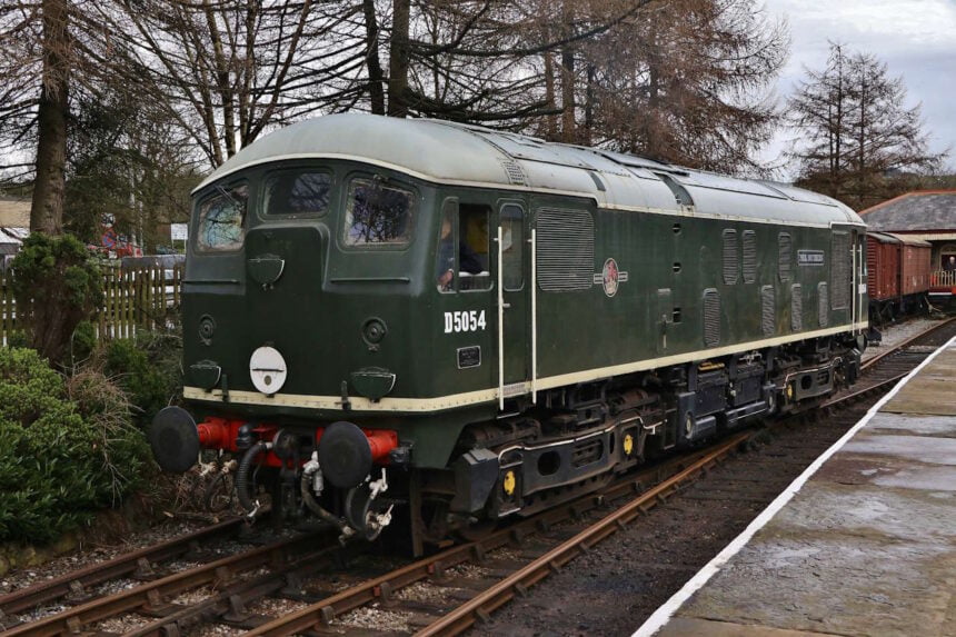 Class 24 diesel locomotive No. D5054 Phil Southern. // Credit: Lee Robbins
