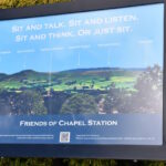 The new Friends of Chapel Station plaque