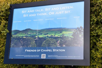 The new Friends of Chapel Station plaque