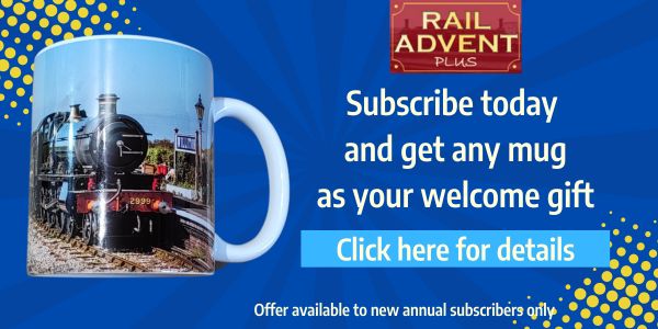 Mugs with a RailAdvent Plus membership