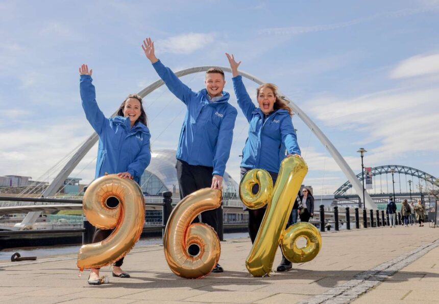 Newcastle based Lumo celebrates achieving 96% customer satisfaction