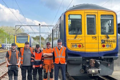 Picture of team with class 769 train