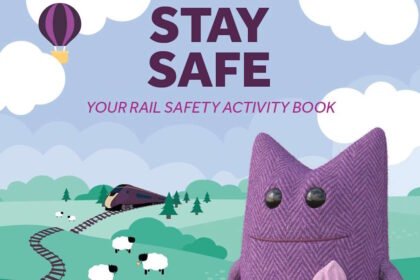 Stay Safe children's activity book. // Credit: East Midlands Railway